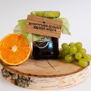 Konfitura śliwka, aronia, mięta