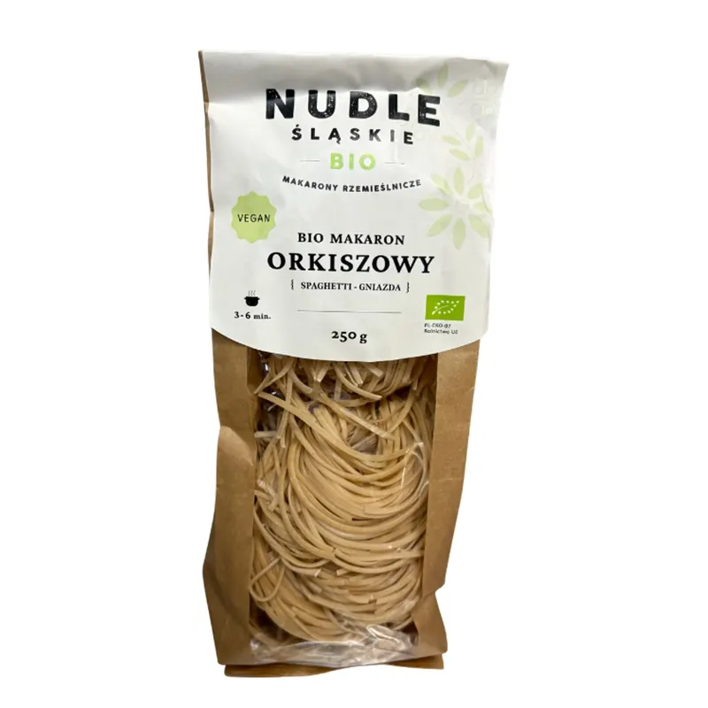 BIO Makaron orkiszowy spaghetti gniazda