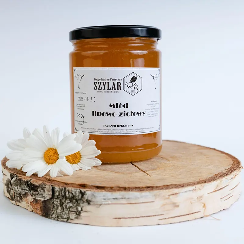 Miód lipowo-ziołowy 0,7 L