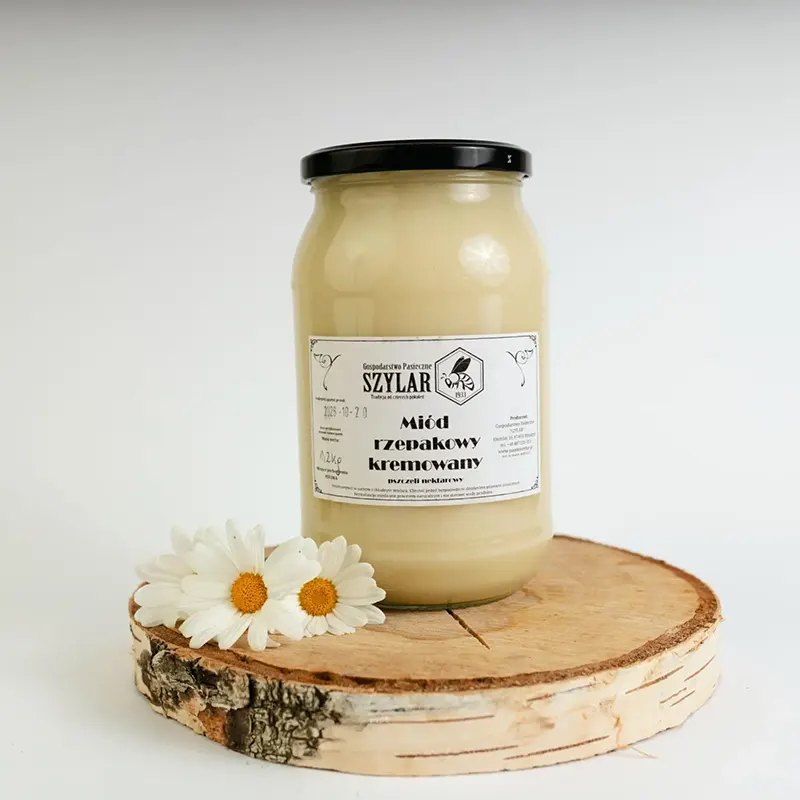 Miód rzepakowy 0,9 L